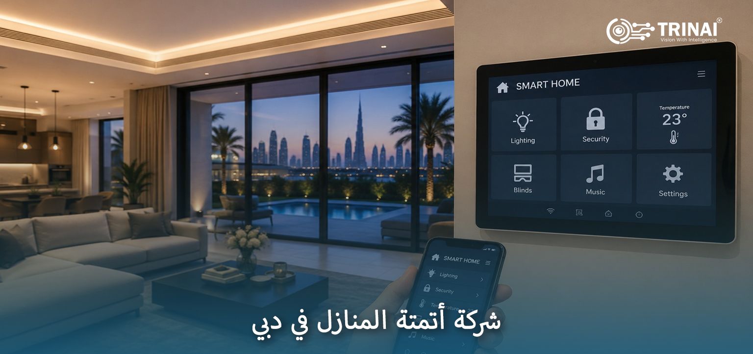شركة أتمتة المنازل في دبي: حلول المنزل الذكي المتكاملة من TrinAI