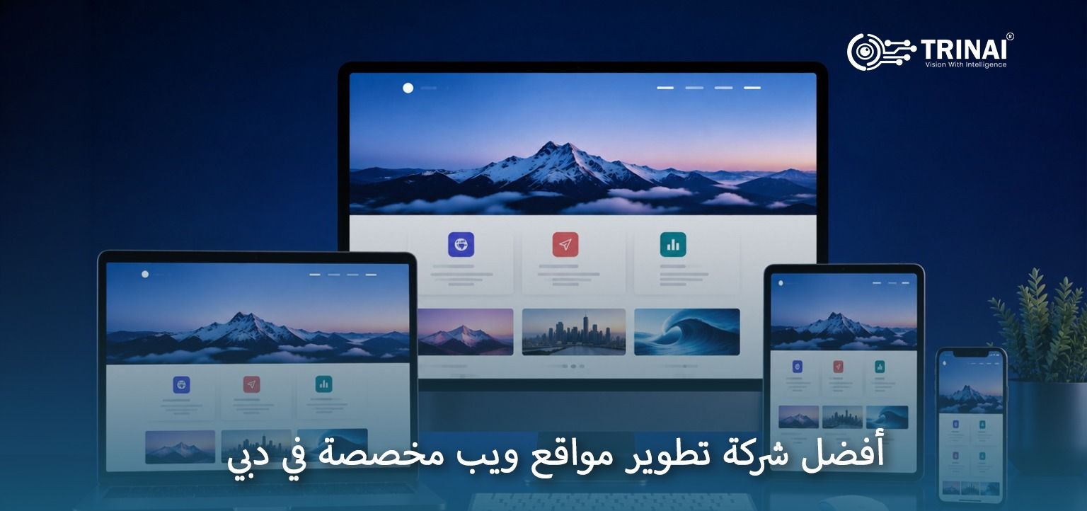 أفضل شركة تطوير مواقع ويب مخصصة في دبي - TrinAI